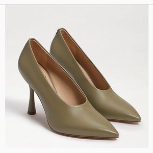 Sam Edelman Hilton Pump in Fern Green Leather